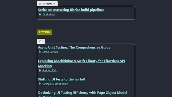 Mobile Automation Newsletter - #28