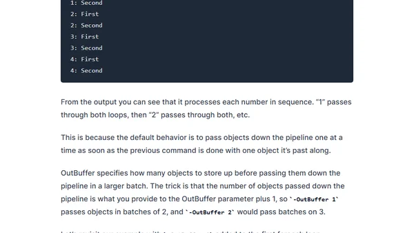 So *That's* What OutBuffer Is For!