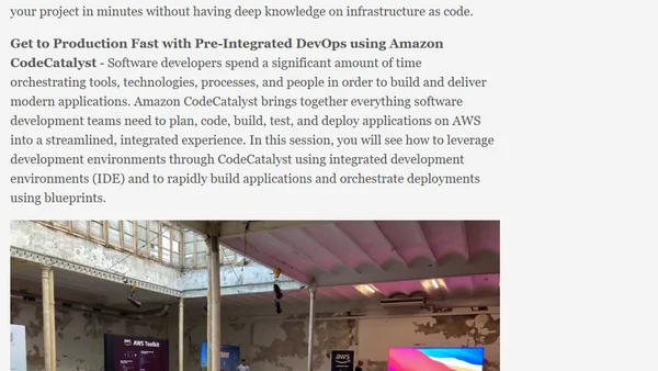 AWS On Tour - Barcelona, Spain