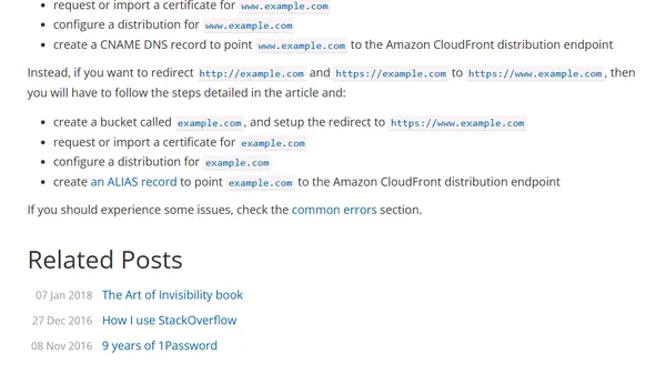 Amazon S3/CloudFront redirect www to non-www and HTTP to HTTPS