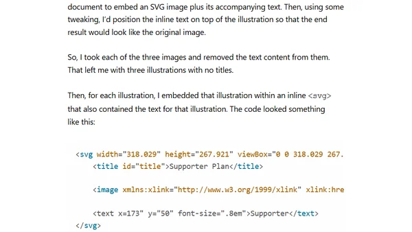 Case Study: Optimizing SVG Text & Image Delivery with Inline SVG