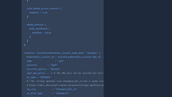 AKS: Windows node pool with spot virtual machines and ephemeral disks
