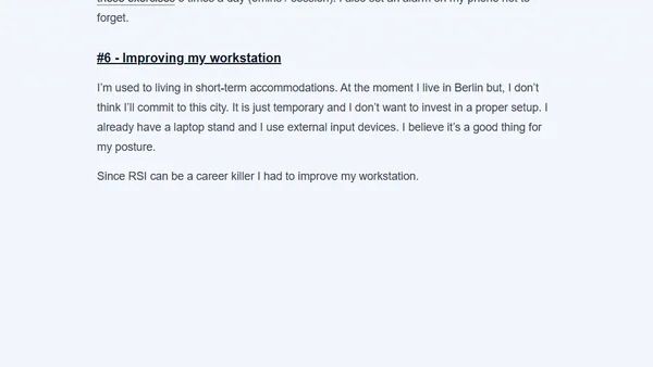 My Journey with RSI (as a Software Engineer)