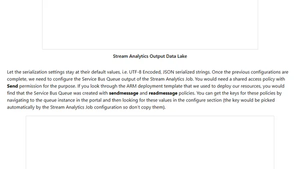 Building The Azure IoT Analytics Architecture Prototype