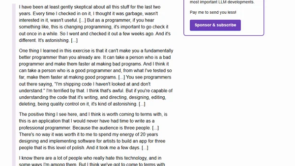 We gotta talk about AI as a programming tool for the arts