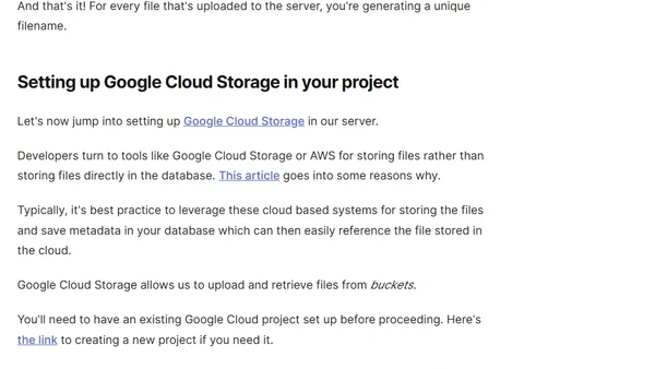 File Uploads with GraphQL, Google Cloud Storage and Node.js
