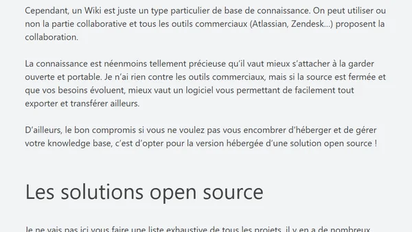 Organiser la connaissance