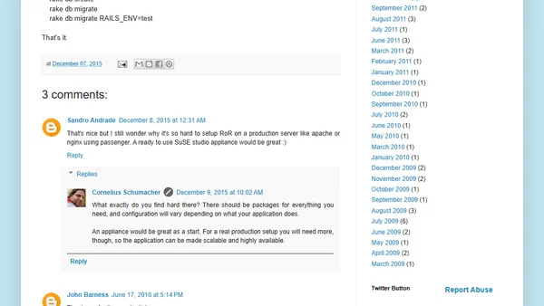 How to run Rails with PostgreSQL on openSUSE Leap 42.1