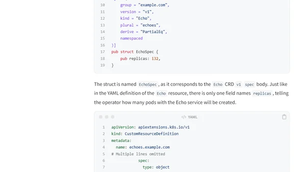 Oxidizing the Kubernetes operator