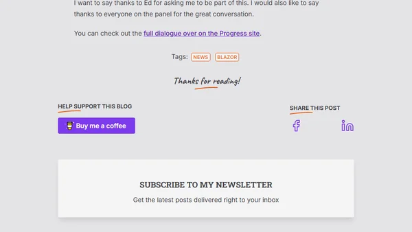 Getting Started with Blazor - Experts Panel Discussion