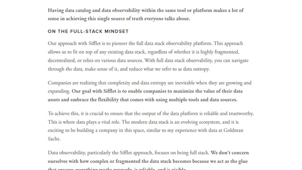 Datacast Episode 133: Full Data Stack Observability with Salma Bakouk