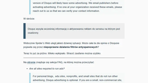 Dlaczego warto używać Disqusa na swoim blogu?
