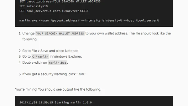A Beginner's Guide to Mining Siacoin