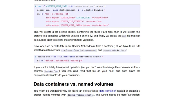 One container to rule them all