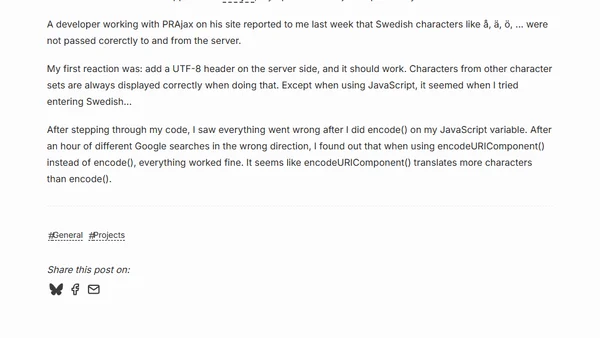 JavaScript URI parameter encoding