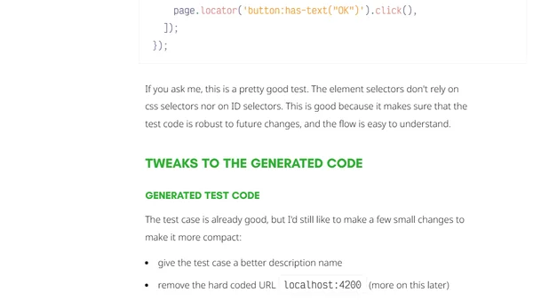 Writing your first Playwright test