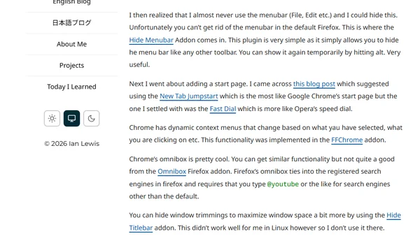 Make Firefox look like Chrome