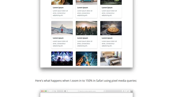 Don't Use Em for Media Queries