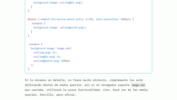 Detecta el soporte AVIF para las imágenes de tu CSS