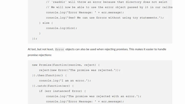 JavaScript Errors and Stack Traces in Depth