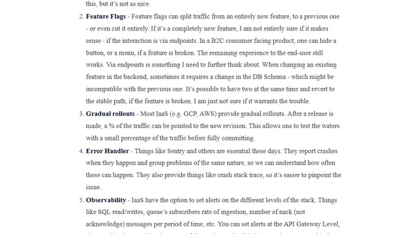 Releasing on a B2B SaaS environment