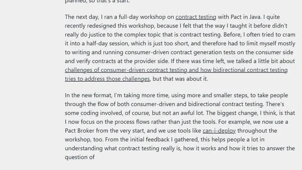 On the first training sessions in 2026