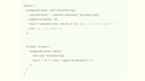 Interpolate contrast-color() to manipulate lightness