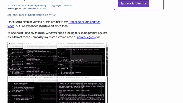 Six coding agents at once