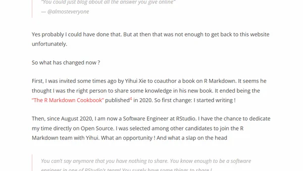 New (old) blog: Welcome!