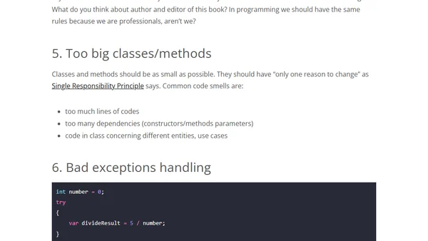 10 common broken rules of clean code
