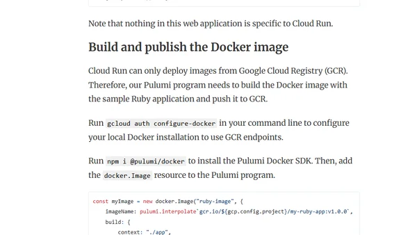 Serverless Containers with Google Cloud Run