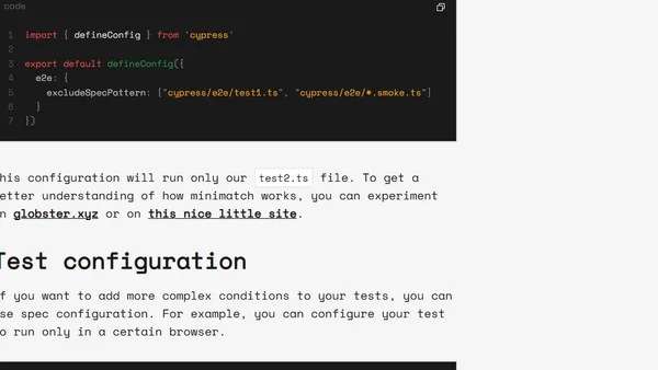 Skip test conditionally with Cypress