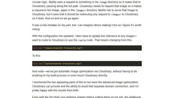Proxying Cloudinary Requests with Netlify