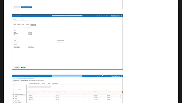 Connected Organization – Microsoft Entra Identity Governance