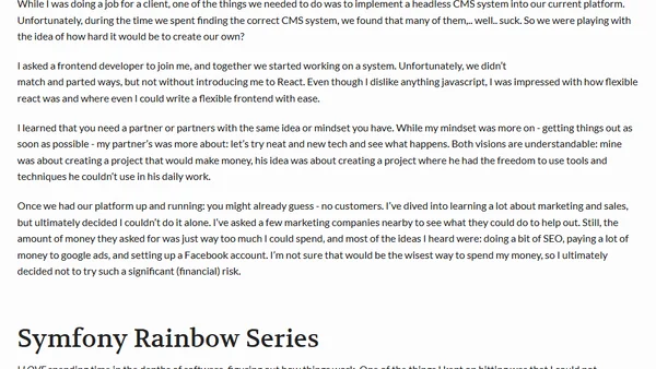 A comprehensive list of failed projects