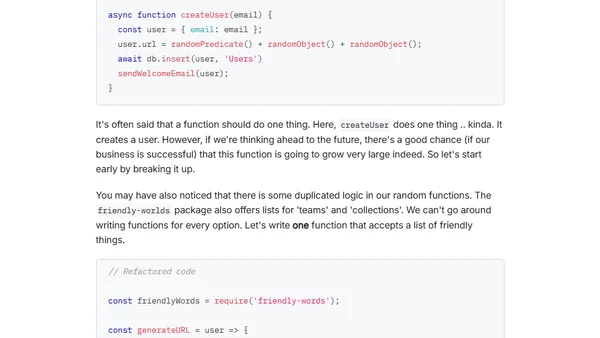 Refactoring JavaScript for Performance and Readability (with Examples!)