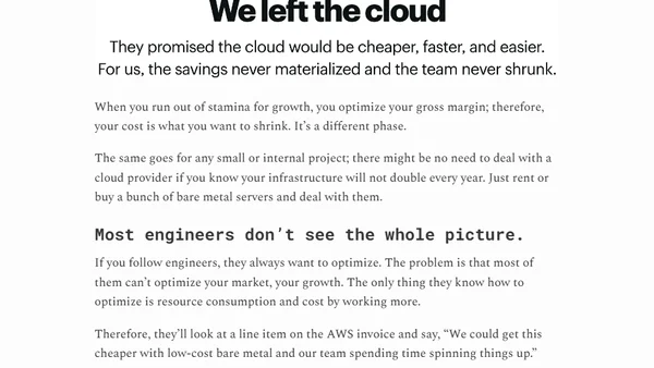 Why Engineers Shouldn’t Decide Your Cloud Strategy