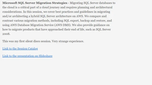 AWS Public Sector Summit 2019