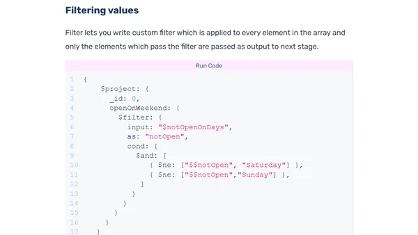 How to Use Project in Mongodb Aggregation Pipeline