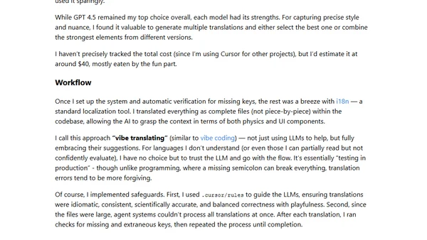 Making Quantum Flytrap a polyglot with AI vibe translating