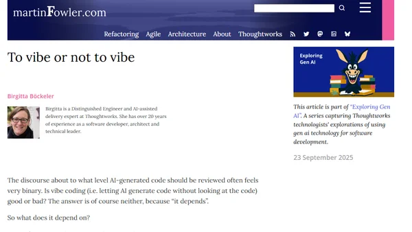 To vibe or not to vibe