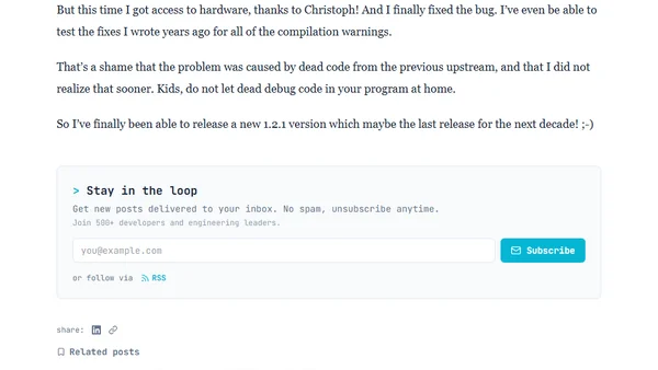 Unexpected VARMon new release