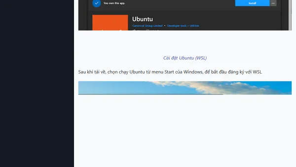 Giới thiệu và cài đặt WSL trên Windows