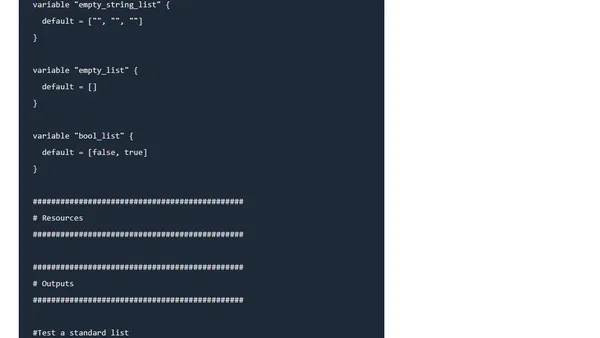 Terraform - FotD - slice()
