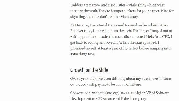 Career Chutes and Ladder