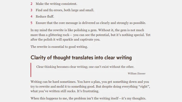 Writing lessons learned after writing a book