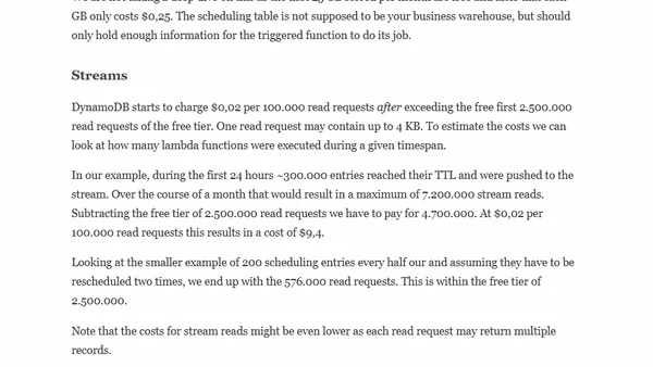 Cost Analysis: Serverless scheduling of irregular invocations