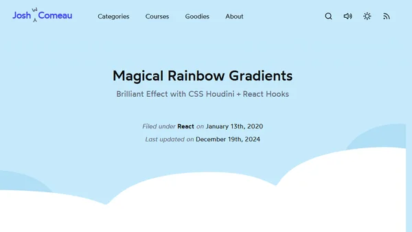 Magical Rainbow Gradients