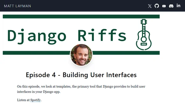 Episode 4 - Building User Interfaces