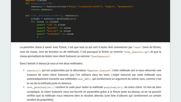 Comment j'ai testé FLOZz Daily Mix avec Nextcloud Music (Docker), Pytest, Nox et GitHub Actions